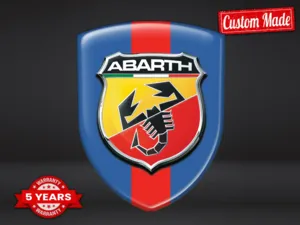 Fiat Abarth Pegatinas Logo Impresas Carreras Alta Gama Personalizable